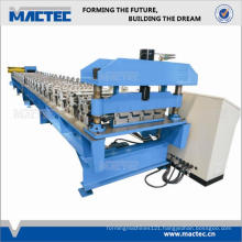 Automatic trapezoidal roof sheet roll forming machine